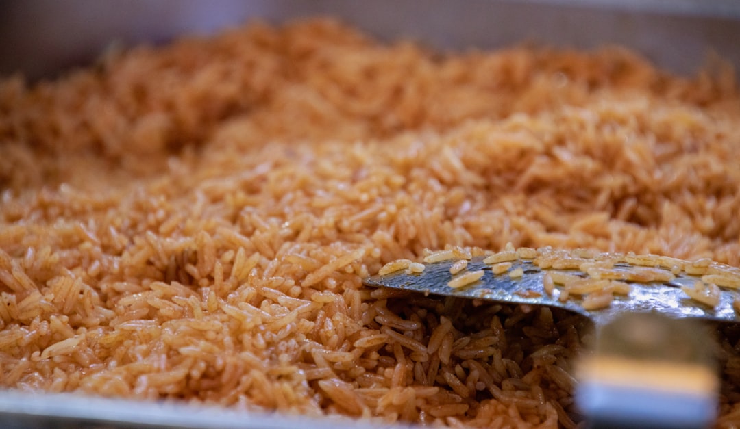 Bowl of carbohydrate rich food for loading