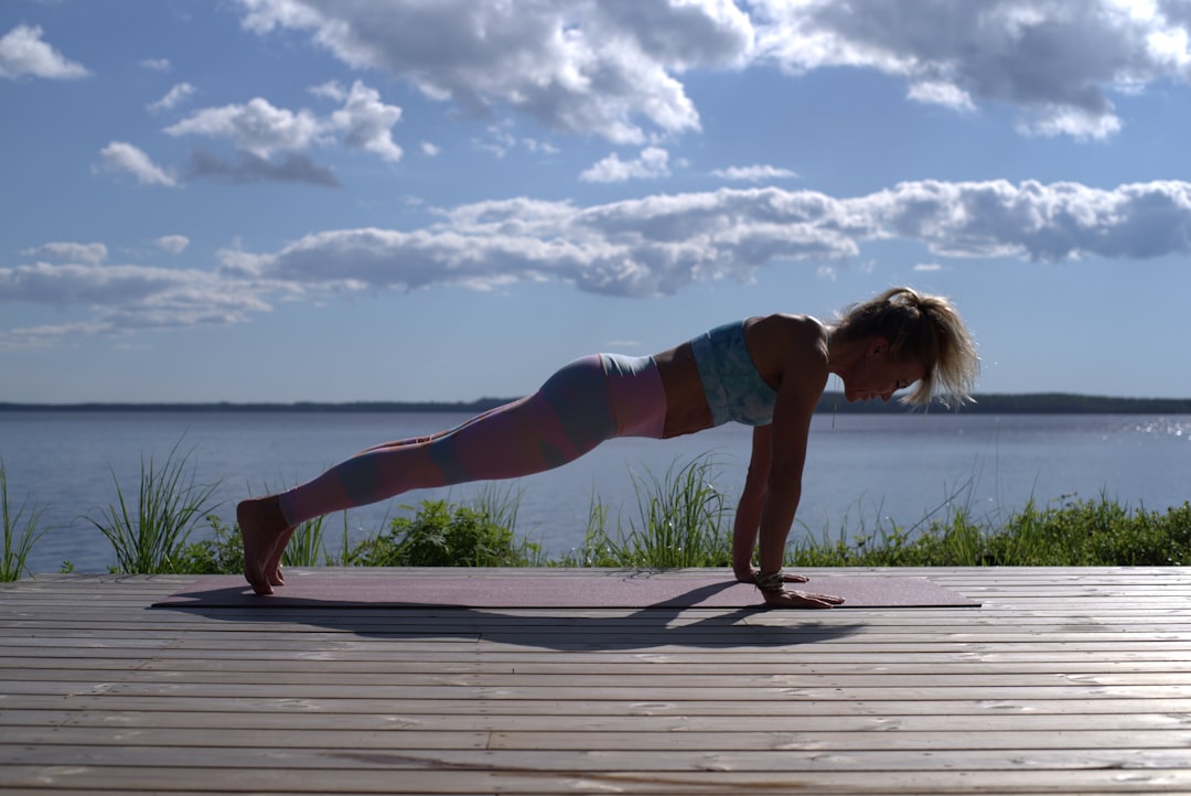 Core strength training and plank exercise