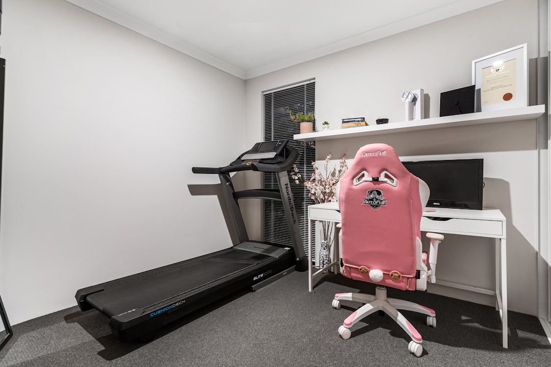 Walking pad treadmill under desk for office fitness