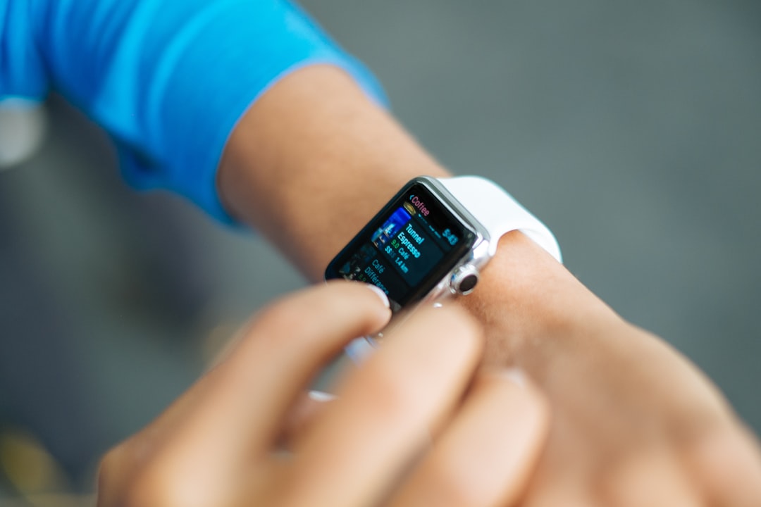 Smartwatch fitness tracker for heart rate training and performance monitoring